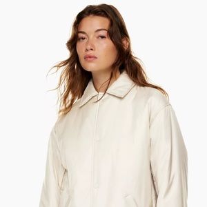 TNA coaches short jacket (small; PEARL)